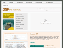 Tablet Screenshot of holidayssafari.com